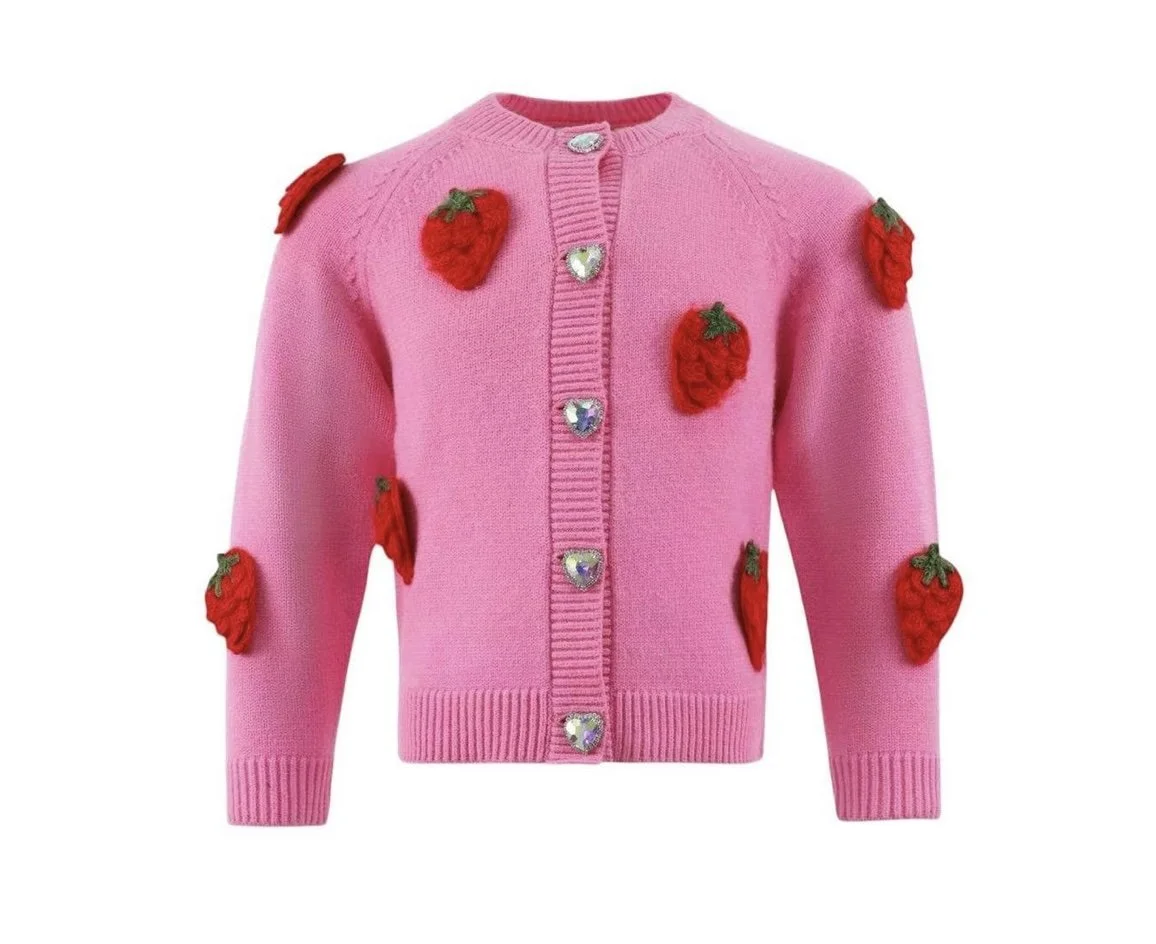 Strawberry Cardigan