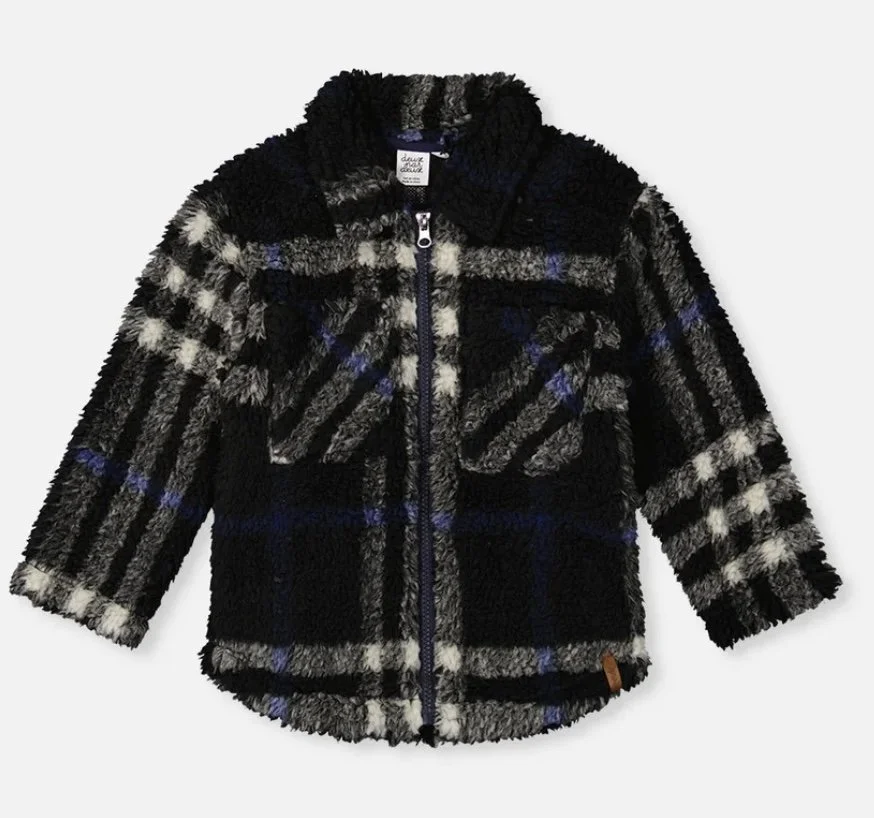 Plaid Zip Jacket