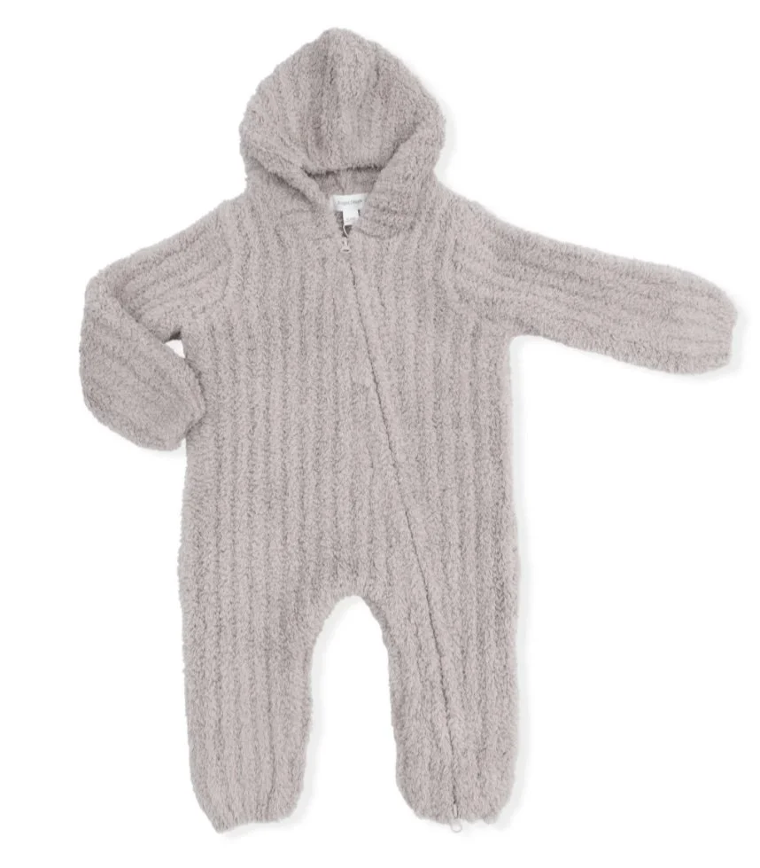 Chenille Hooded Romper