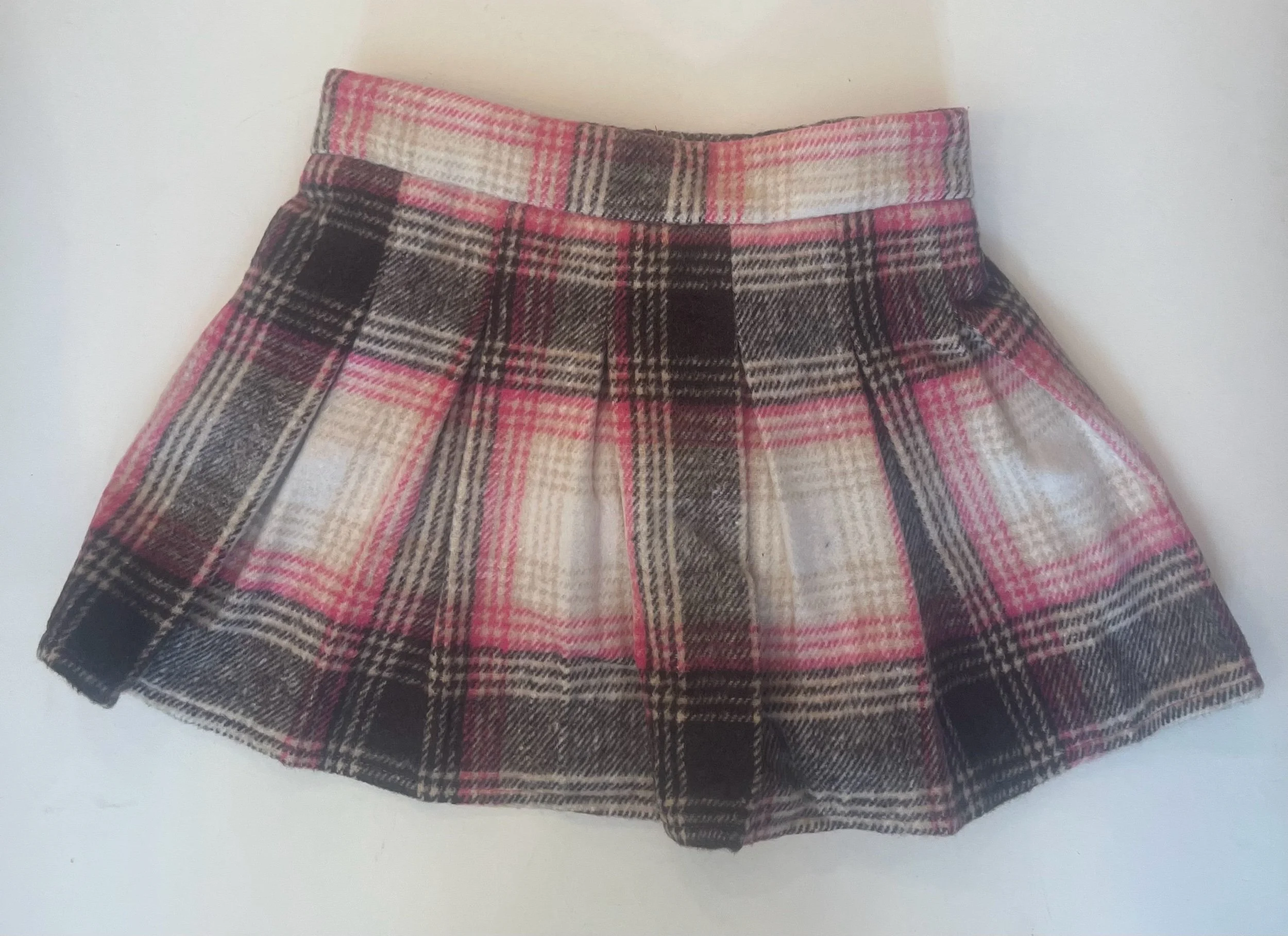 Plaid Skort