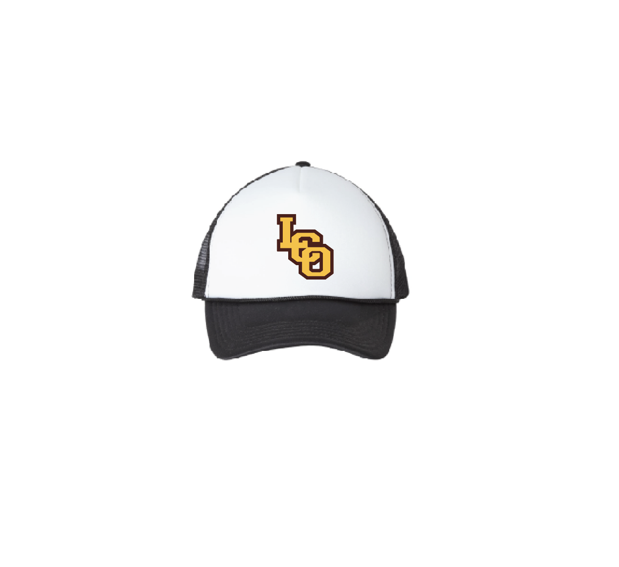 G - RETRO FOAM FRONT BLACK/WHITE MESH-BACK CAP