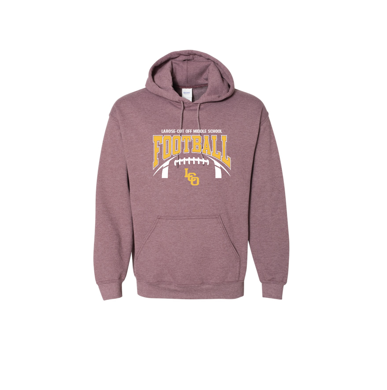 L - VINTAGE FADED MAROON HOODIE