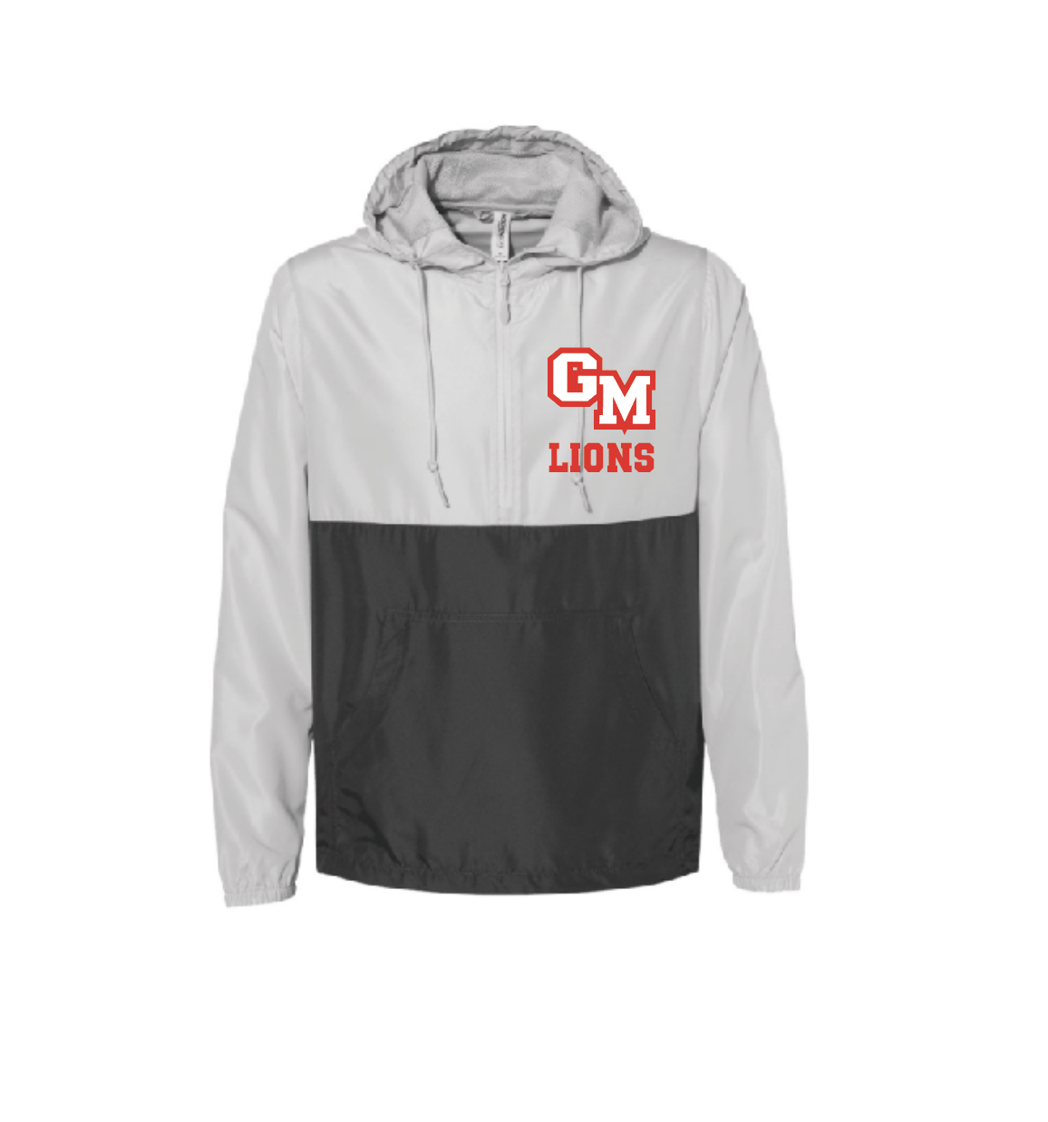 O - SMOKE WHITE/CHARCOAL WINDBREAKER JACKET