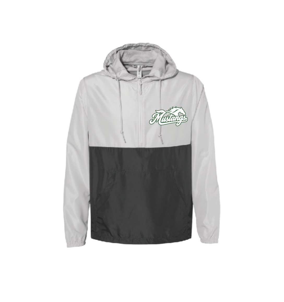 O - SMOKE WHITE/CHARCOAL WINDBREAKER JACKET