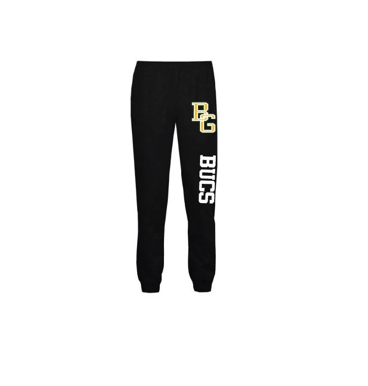 P - HEAVY WEIGHT BLACK SWEATPANT W/ POCKETS