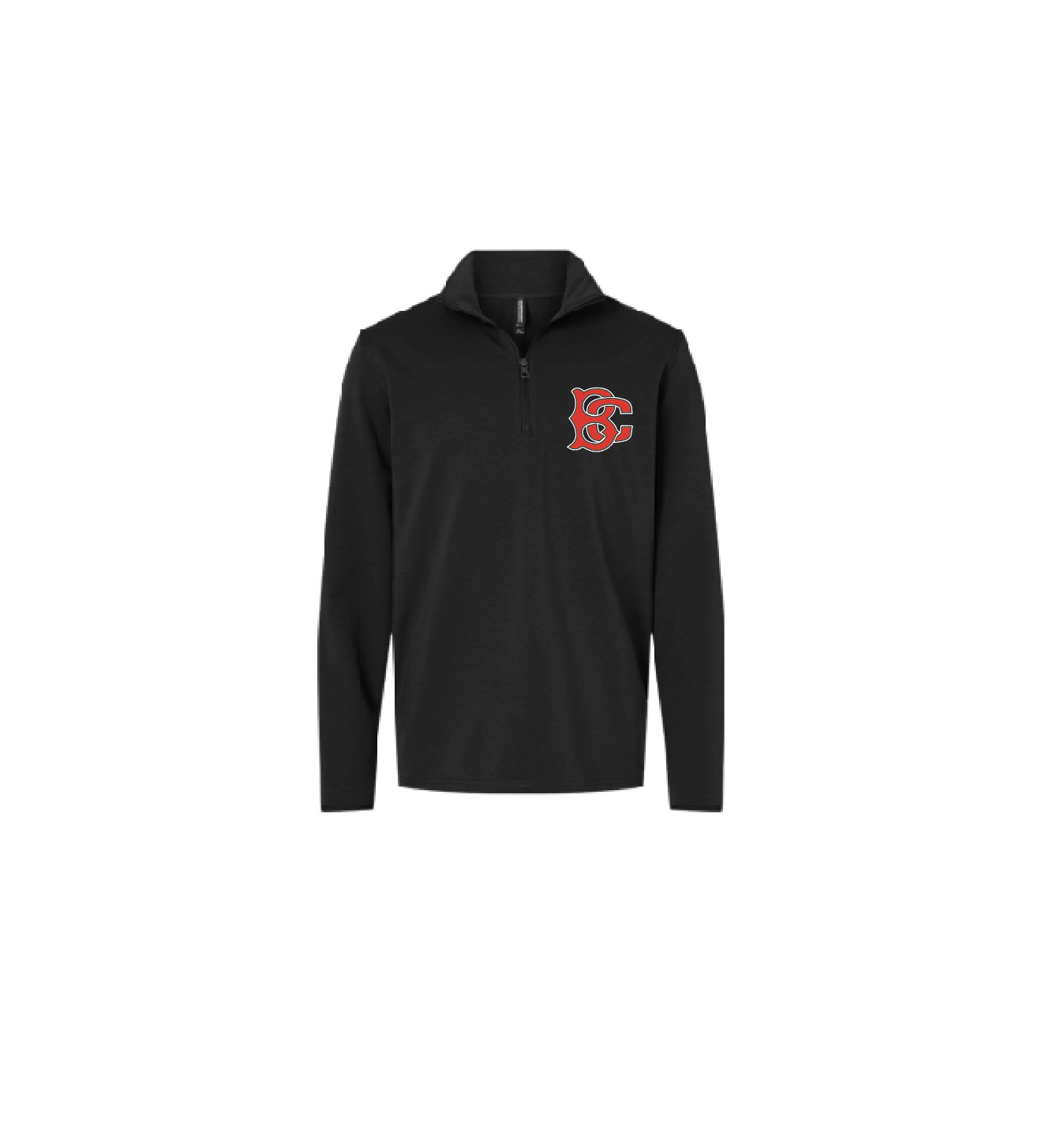 Q - BLACK 1/4 ZIP PERFORMANCE-WEAR PULLOVER