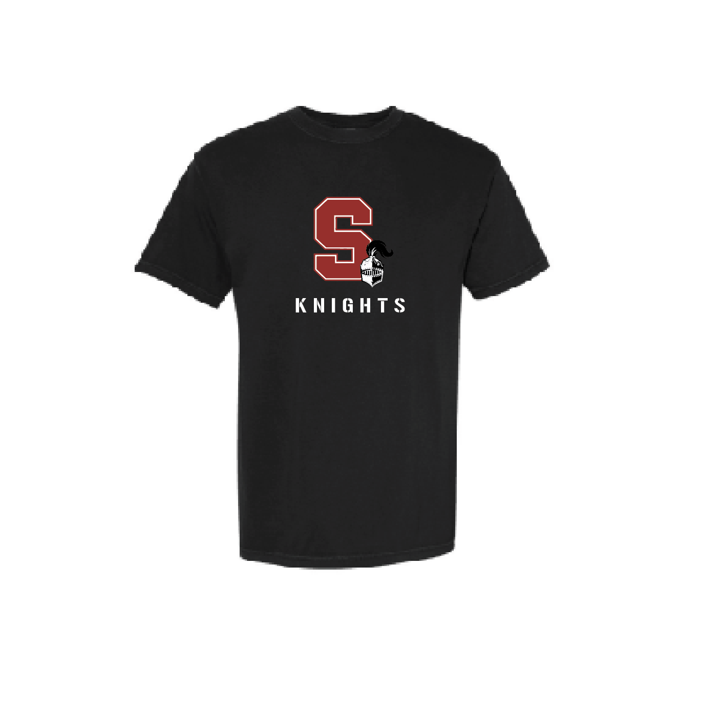 H - BLACK "COMFORT COLORS BRAND" TEE