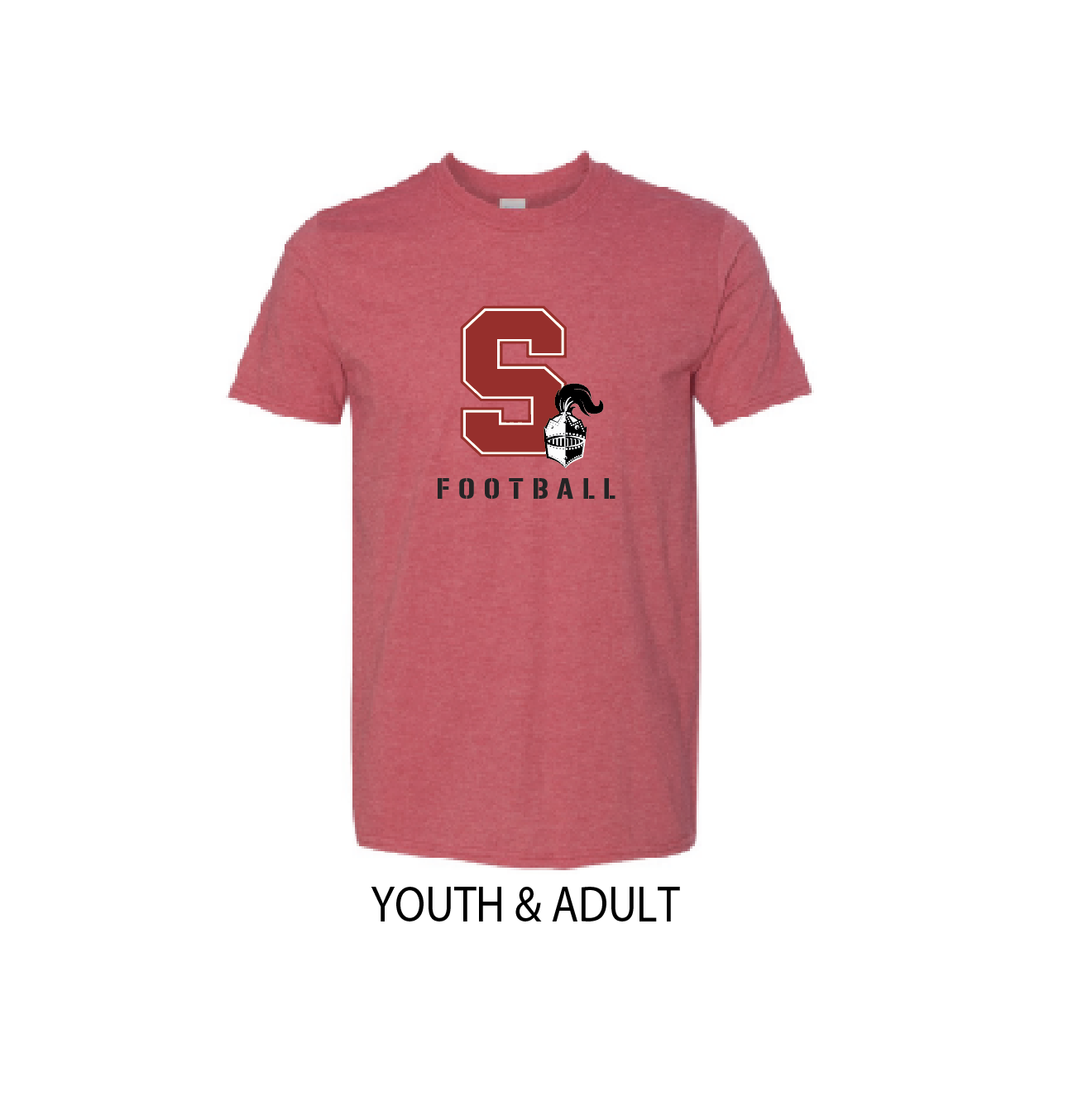 G - FADED RED SOFT COTTON TEE