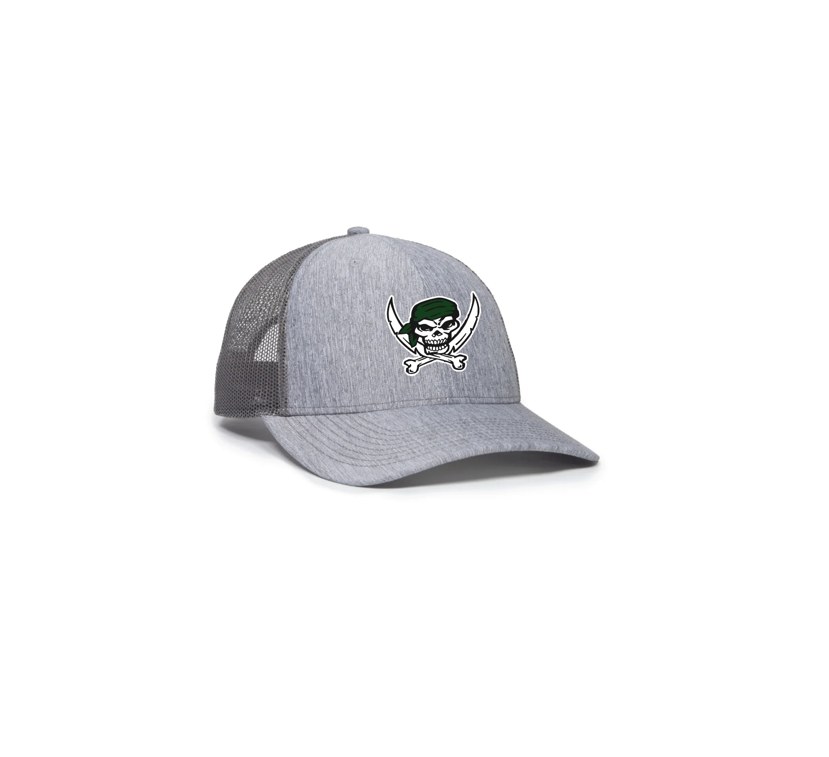 D - GREY BLEND/CHARCOAL MESH-BACK CAP