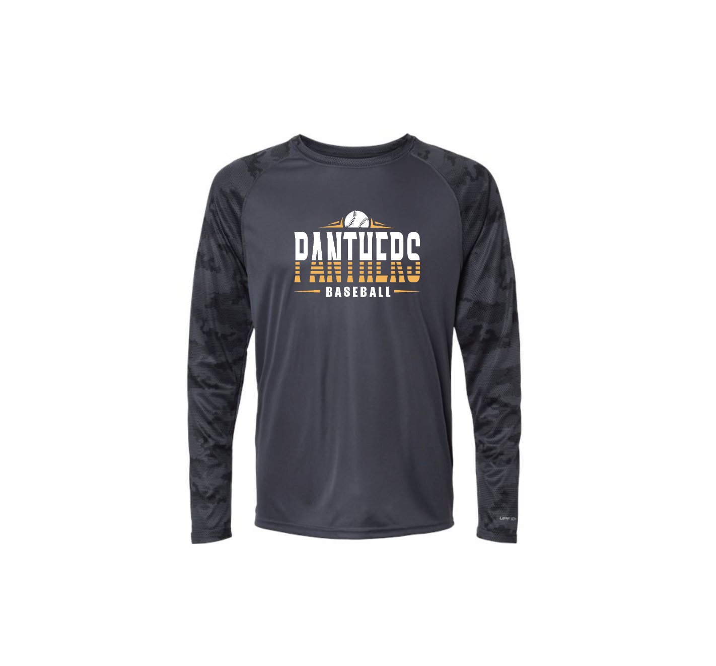 LIMITED SUPPLY SALE - GRAPHITE CAMO SLEEVE QUICK DRY LONG SLEEVE TEE