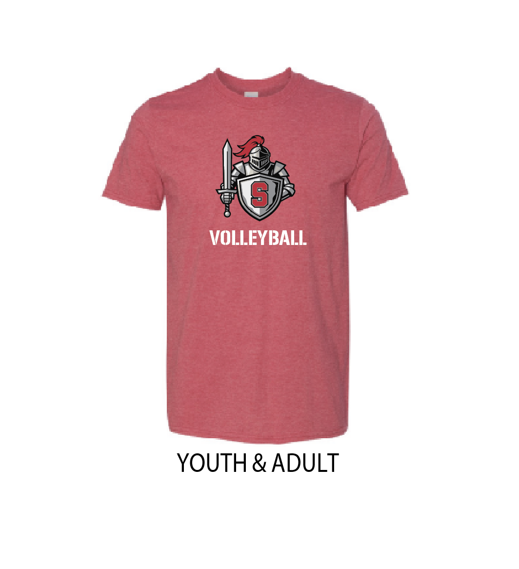 G - FADED RED SOFT COTTON TEE