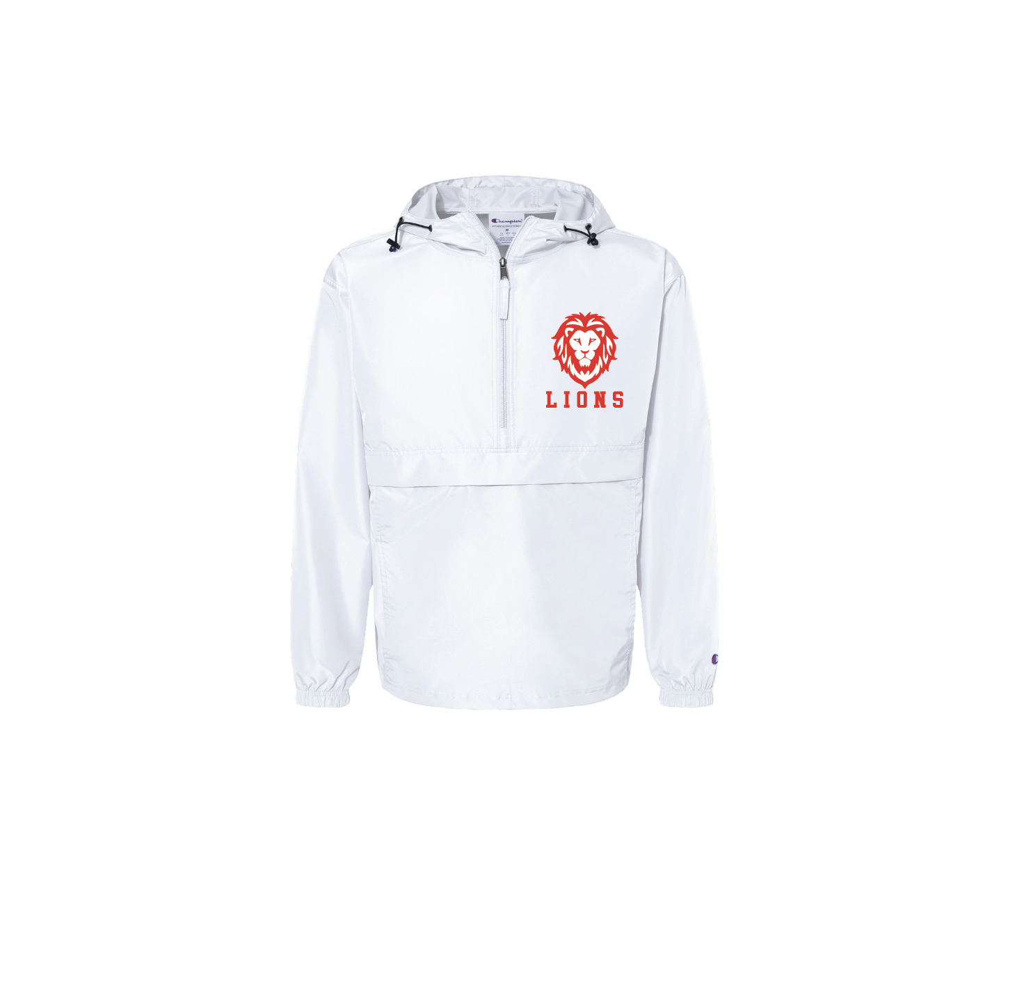 R - WHITE SUPPLE 1.4 ZIP WINDBREAKER JACKET