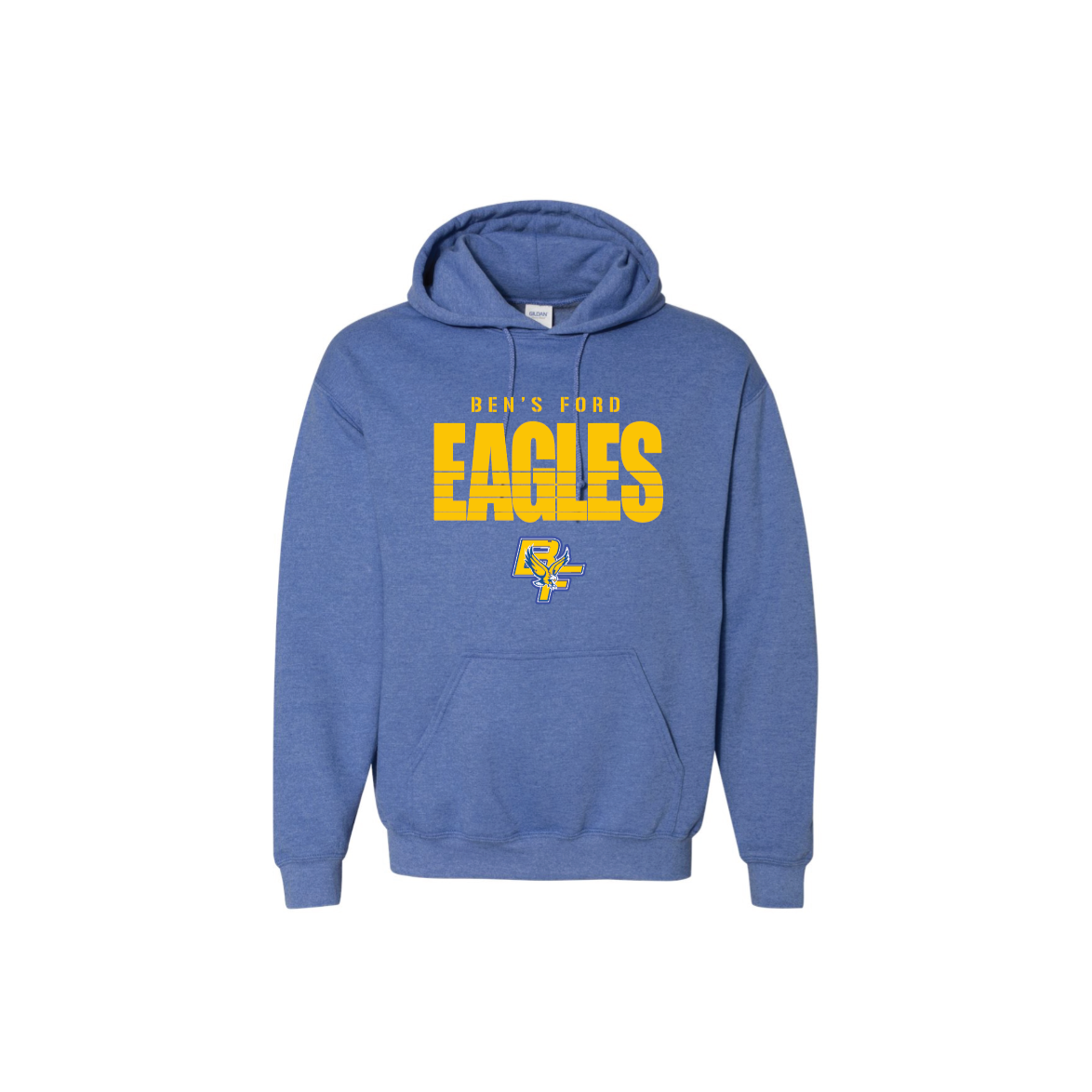 L - VINTAGE FADED BLUE HOODIE