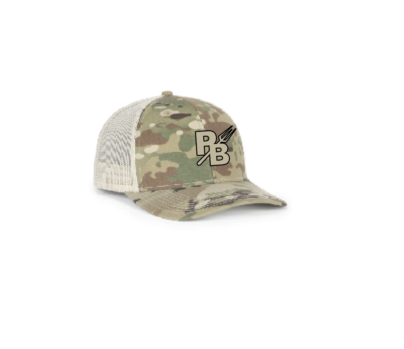 E - CAMO MESH-BACK CAP