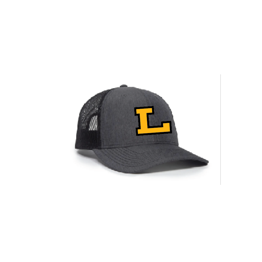 D - BLACK BLEND/BLACK MESH-BACK TRUCKER CAP