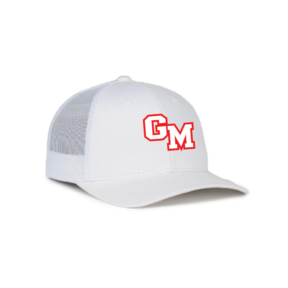 C - WHITE MESH BACK CAP