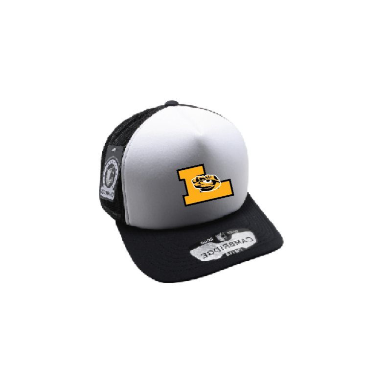 G - RETRO FOAM FRONT BLACK/WHITE MESH-BACK CAP