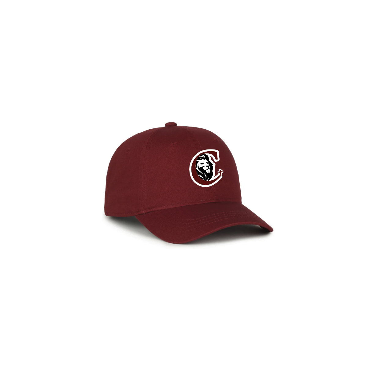 C - MAROON TWILL CAP