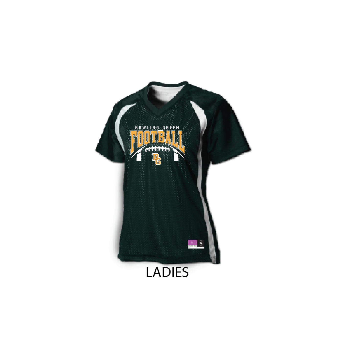 L - LADIES MESH FOOTBALL FAN JERSEY