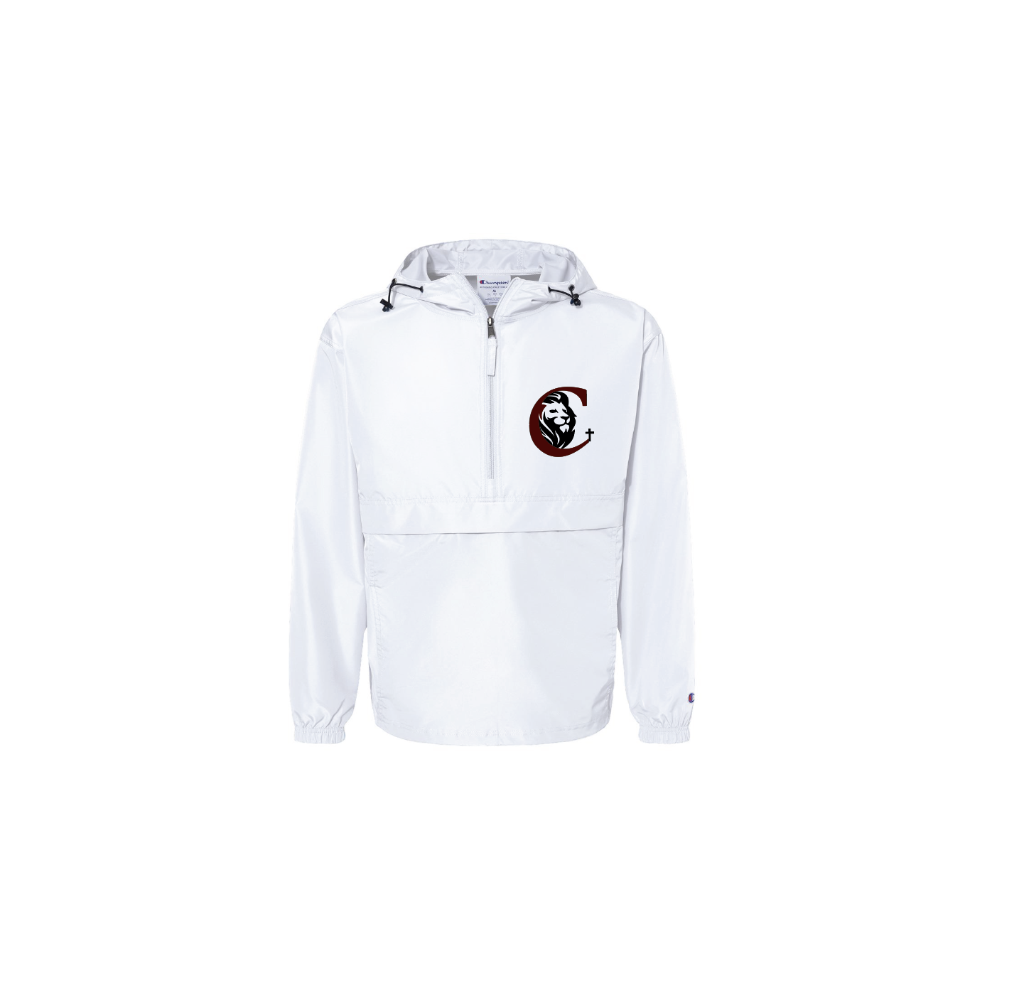 R - WHITE SUPPLE WINDBREAKER JACKET