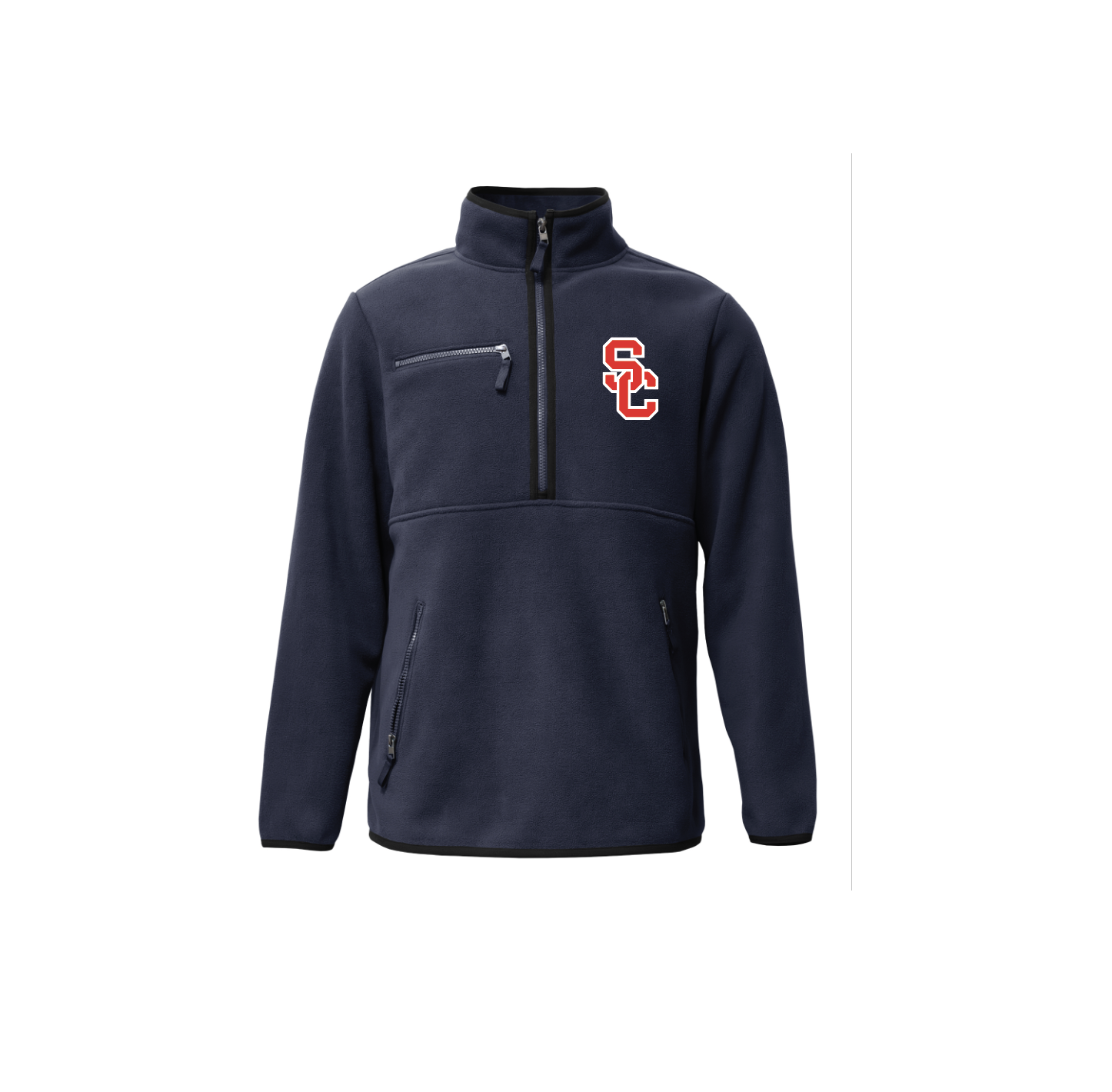 O - 1/2 ZIP HEAVY WEIGHT POLAR FLEECE