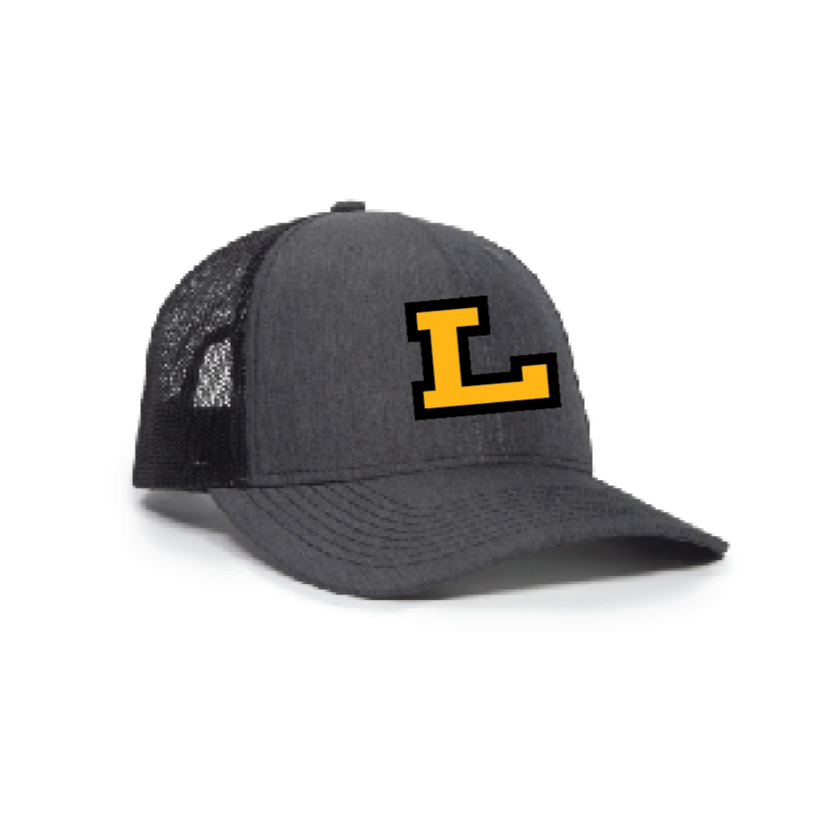 D - BLACK BLEND/BLACK MESH-BACK TRUCKER CAP