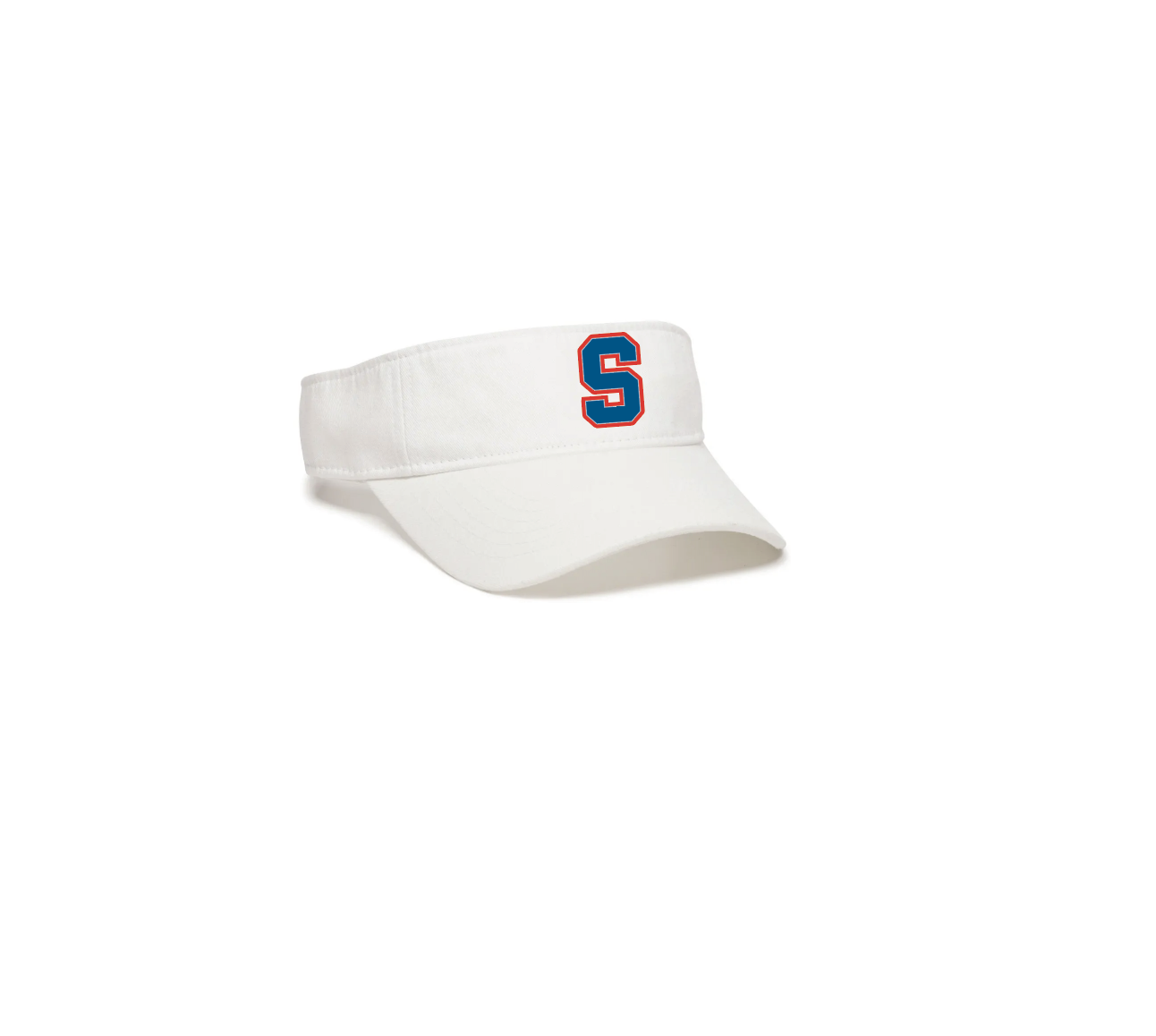 B - WHITE VISOR