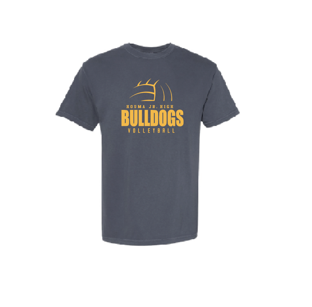 H - VINTAGE FADED NAVY COMFORT COLORS BRAND TEE (VB)