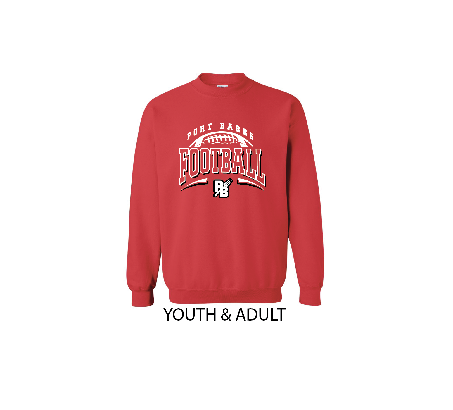 L - RED SWEATSHIRT