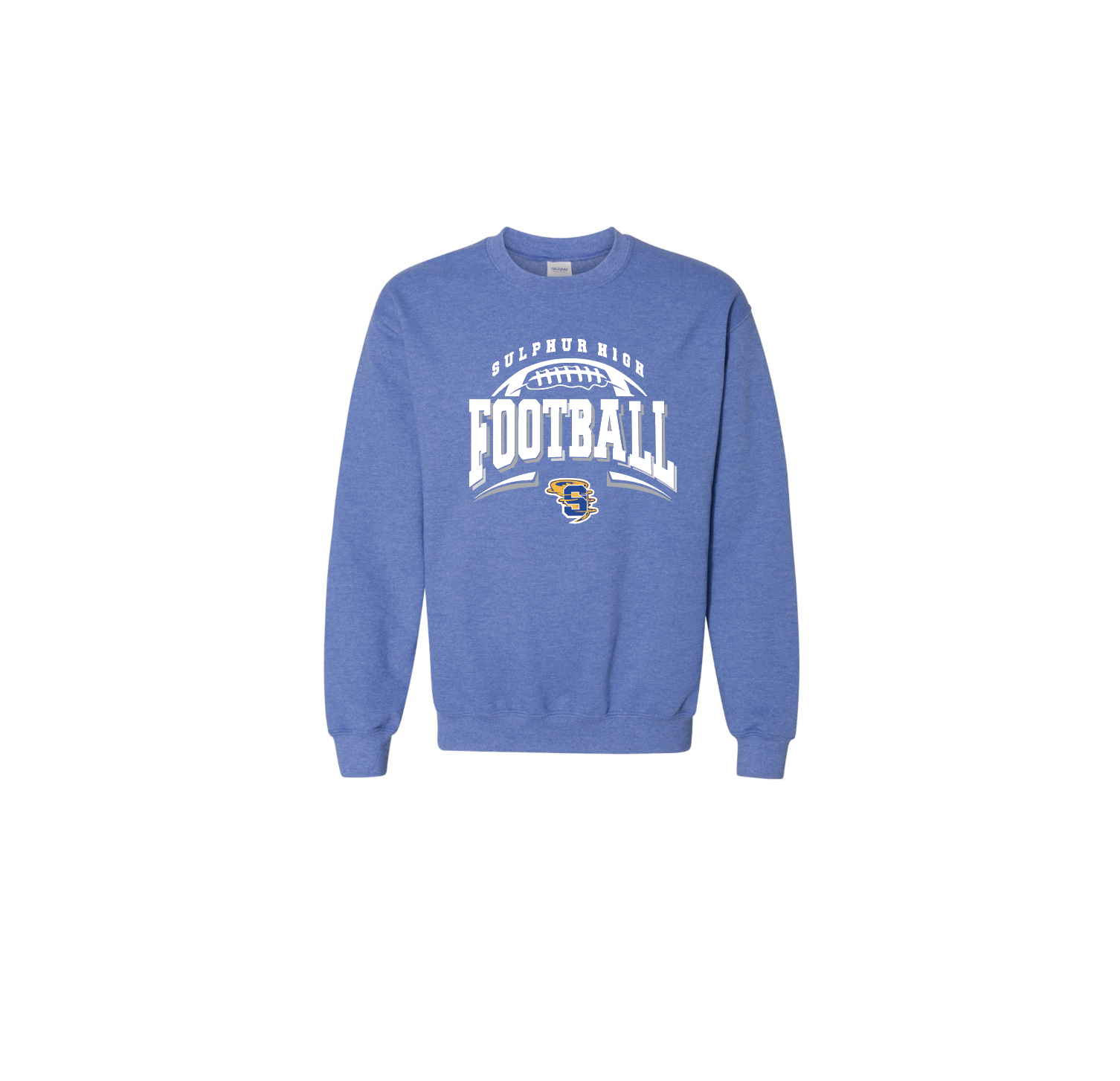 L - VINTAGE FADED ROYAL SWEATSHIRT