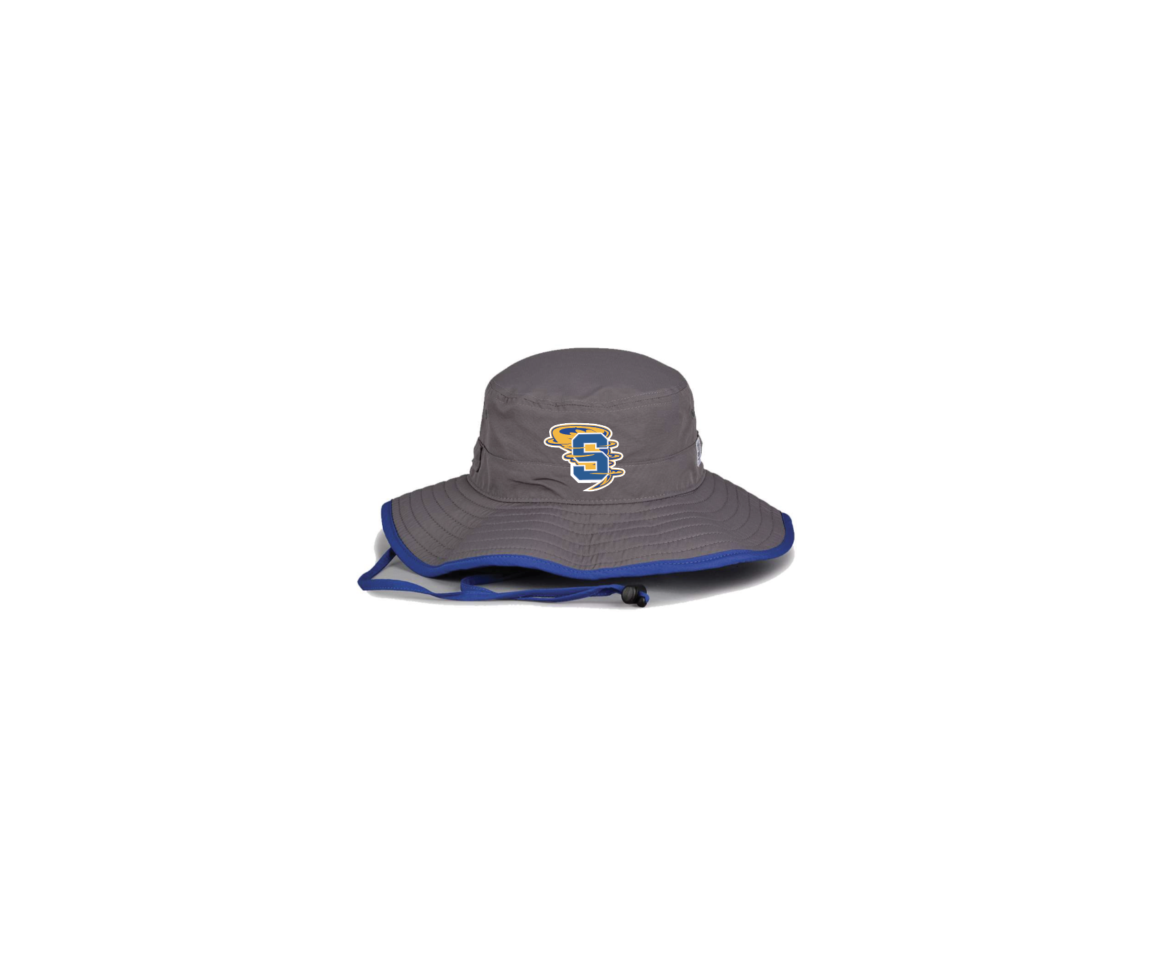I - GREY/ROYAL BUCKET HAT