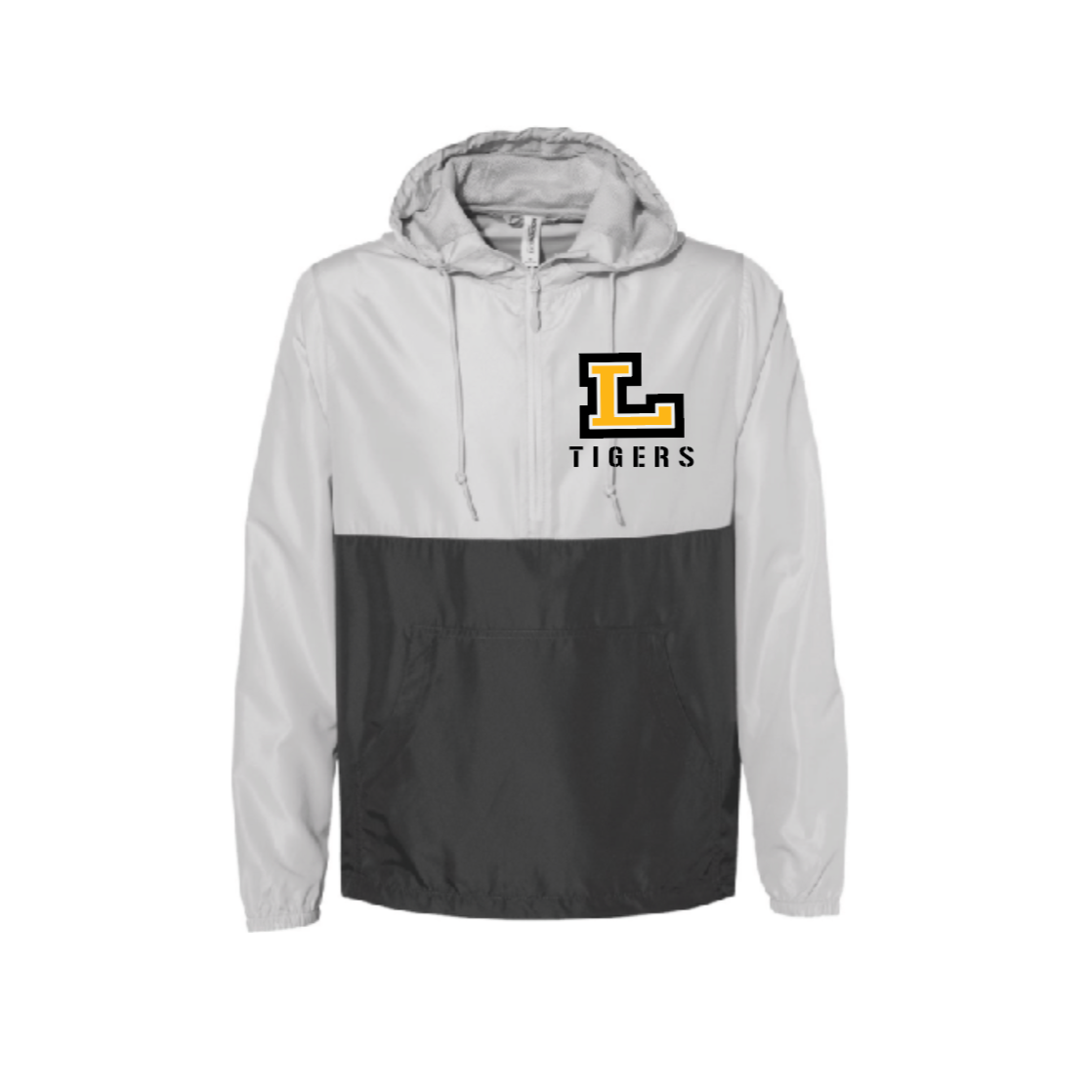 O - SMOKE WHITE/CHARCOAL WINDBREAKER JACKET