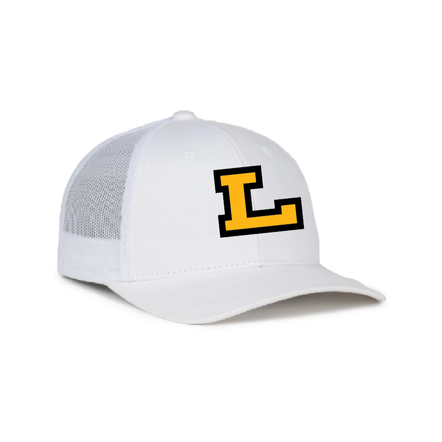 C - WHITE DIAMOND MESH BACK CAP