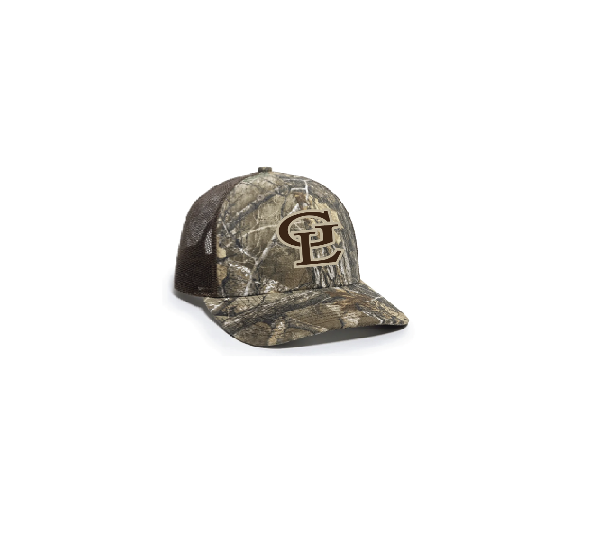 H - REAL TREE EDGE CAMO/BROWN MESH BACK CAP