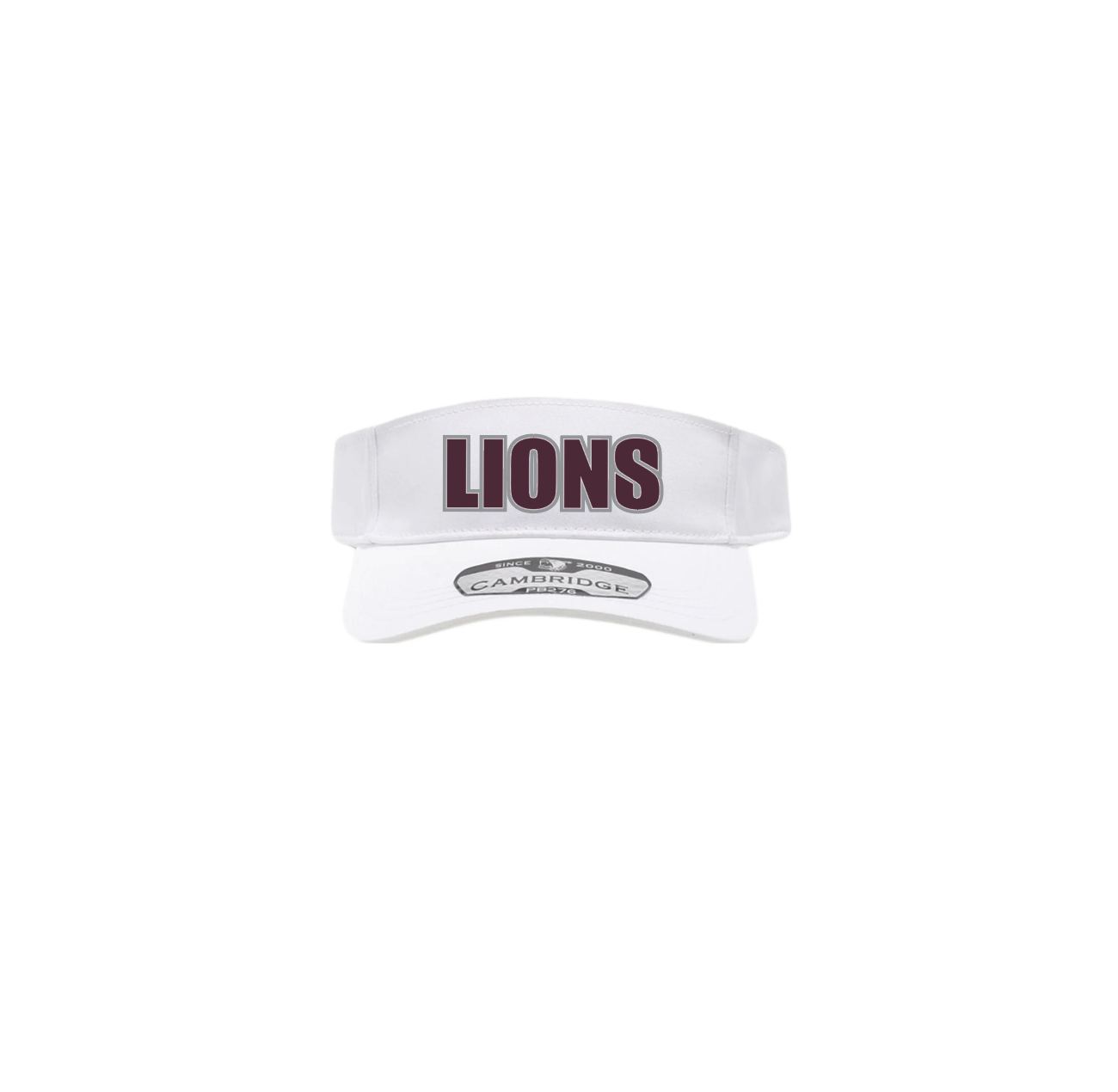 B - WHITE VISOR