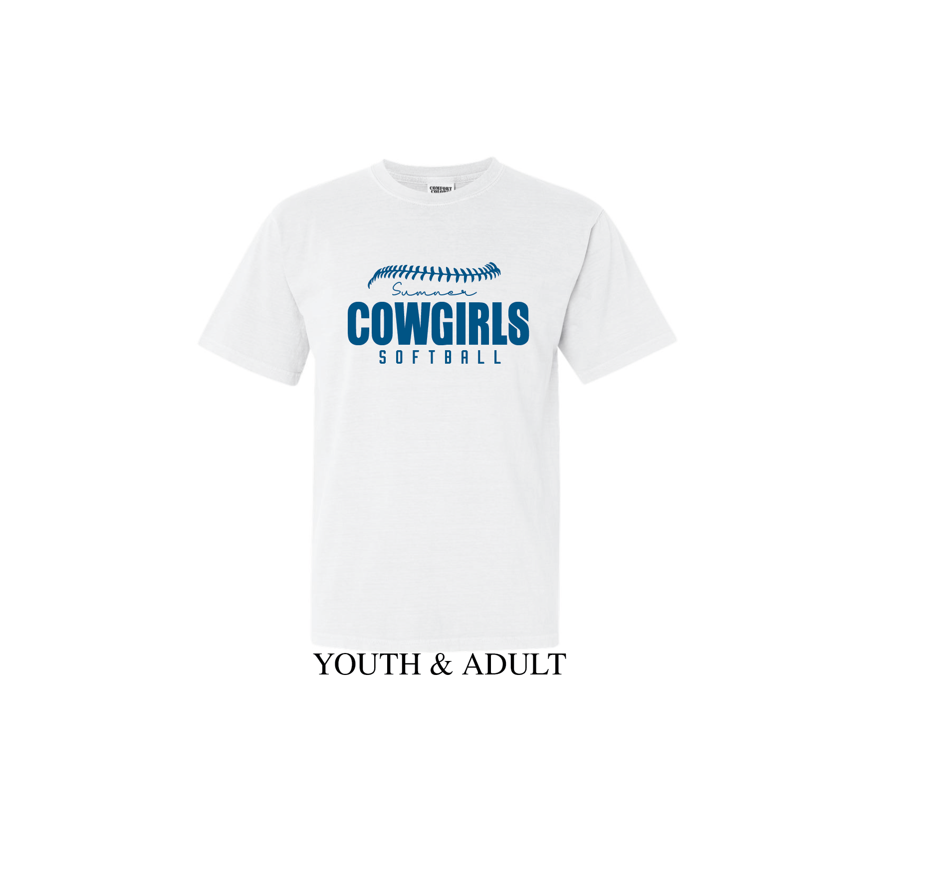 I - WHITE SOFT STYLE 100% COTTON TEE