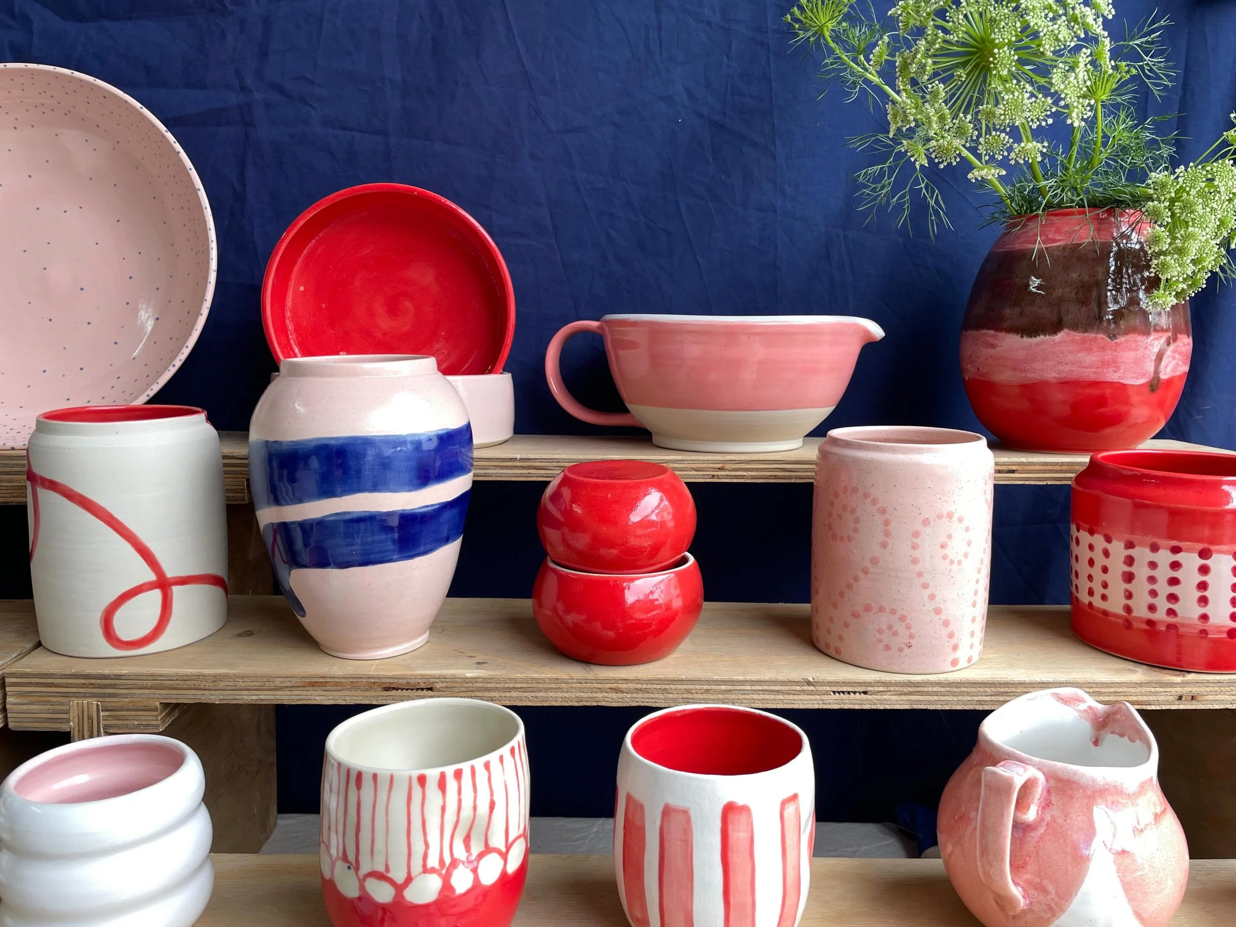 Gotta love a little pink and red moment!