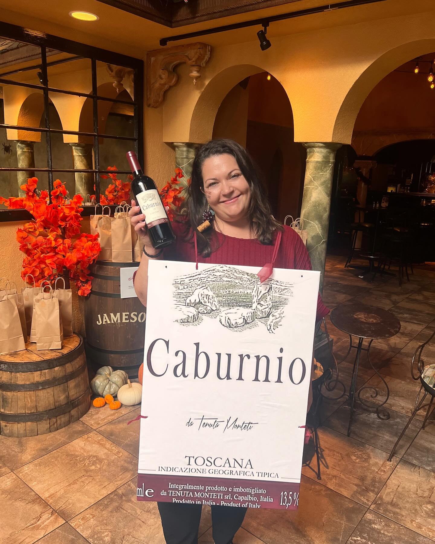 Who says Halloween treats are just for kids? 👻🍷

Our sommelier Jessica is pouring samples of our wine of the month, Caburnio, in full costume! 

Stop by for a spooky sip &ndash; treats for the 21+ crowd only! 🎃✨