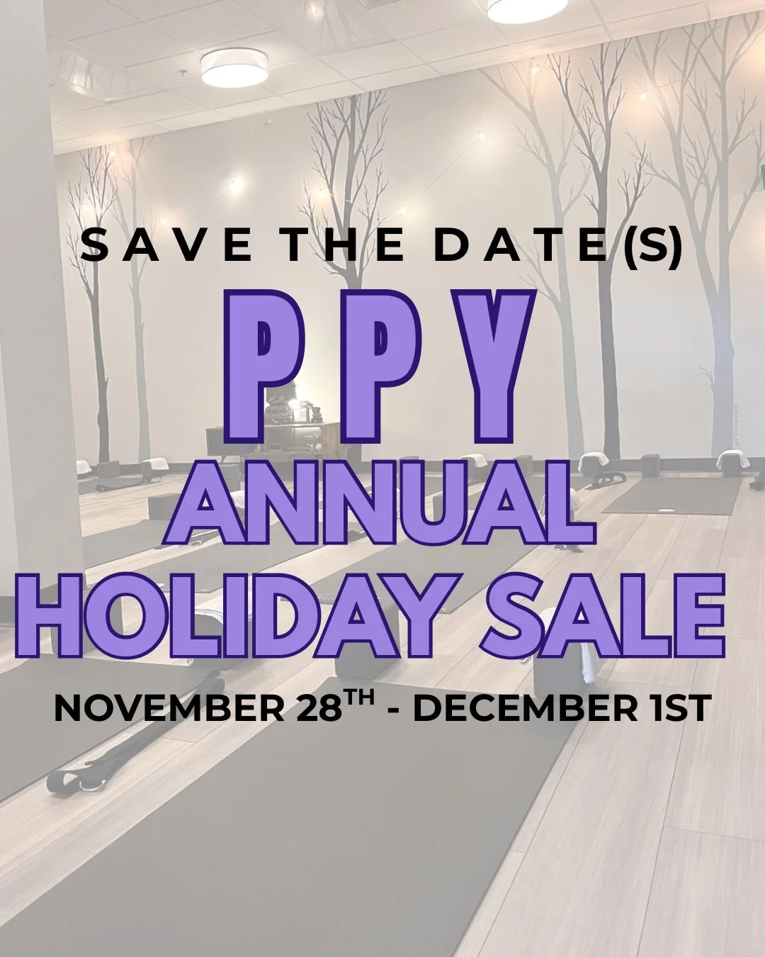 ✨ Next Weekend ✨ Get your class passes and PPY merch you&rsquo;ve been eyeing!

All passes can be purchased online or through the PPY app during the dates listed. Feel free to stock up, but remember all passes will expire one year from date of purcha