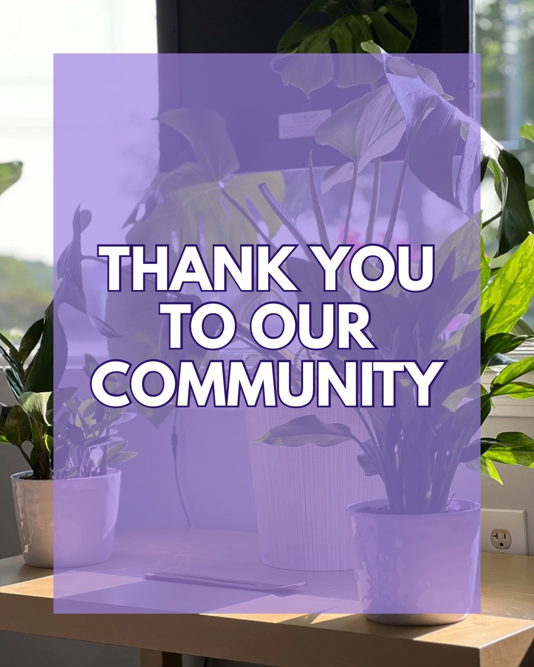 Closing out the year with a bit of gratitude. Swipe through for the complete message. 💜