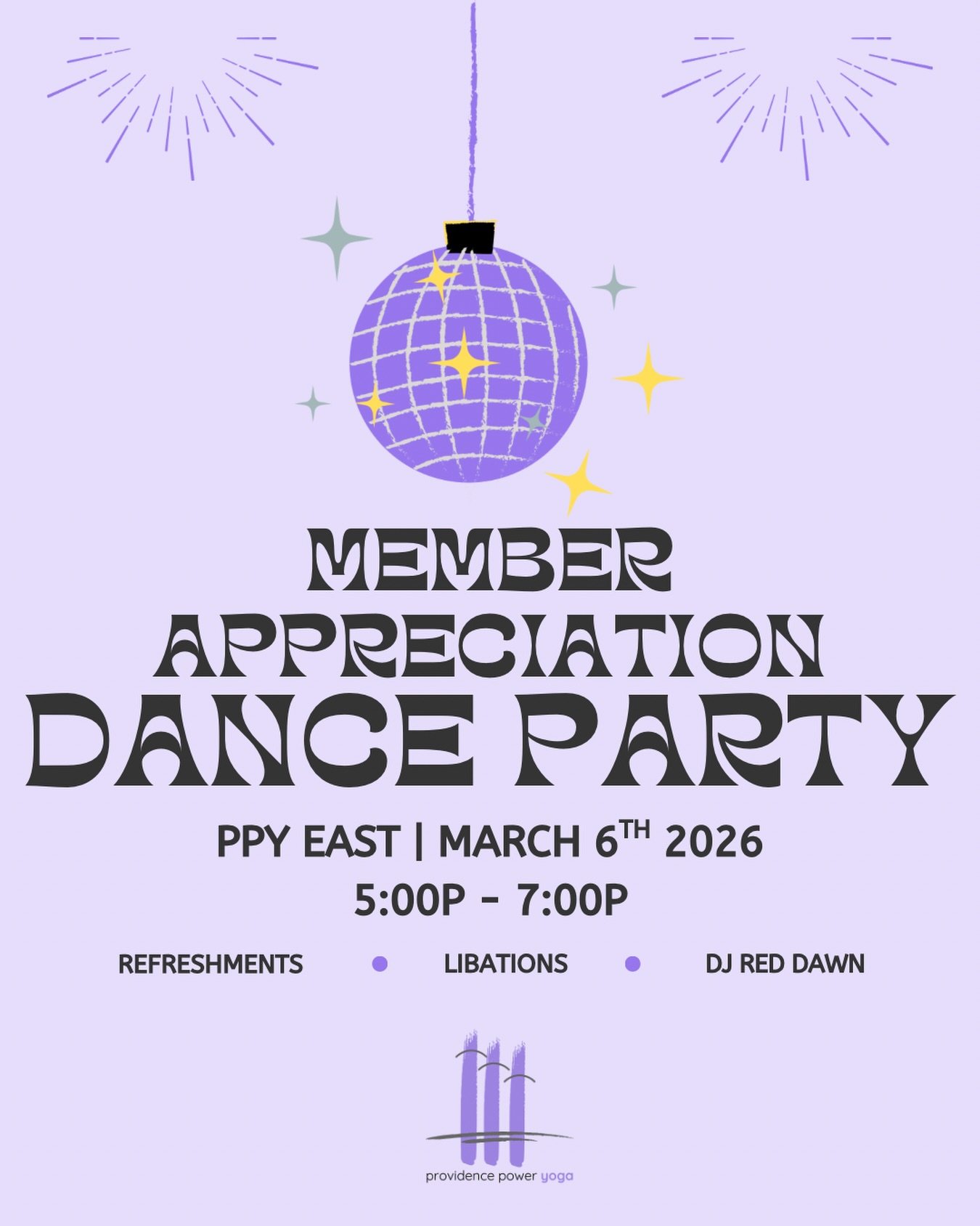 ATTN PPY MEMBERS: In case you missed the email, we&rsquo;re getting together and hosting a dance party to show our appreciation for your continued support of PPY! 

Our very own @muscle_sholls (a.k.a. DJ Red Dawn) will be DJ-ing and we&rsquo;ll be pr