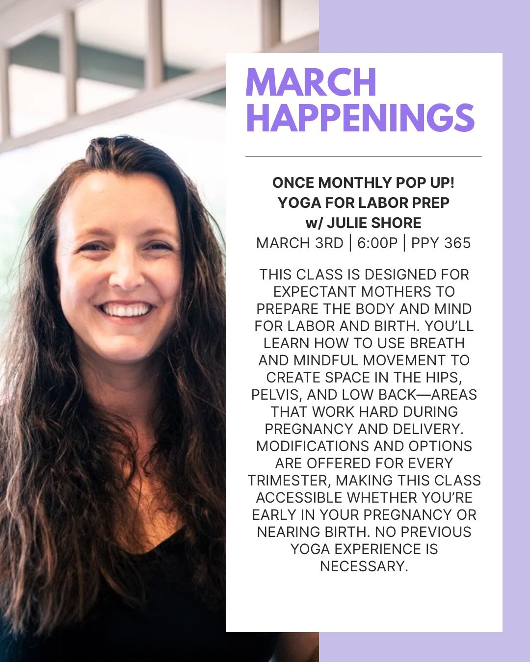 March has a lot to offer, we hope to see you! 💜