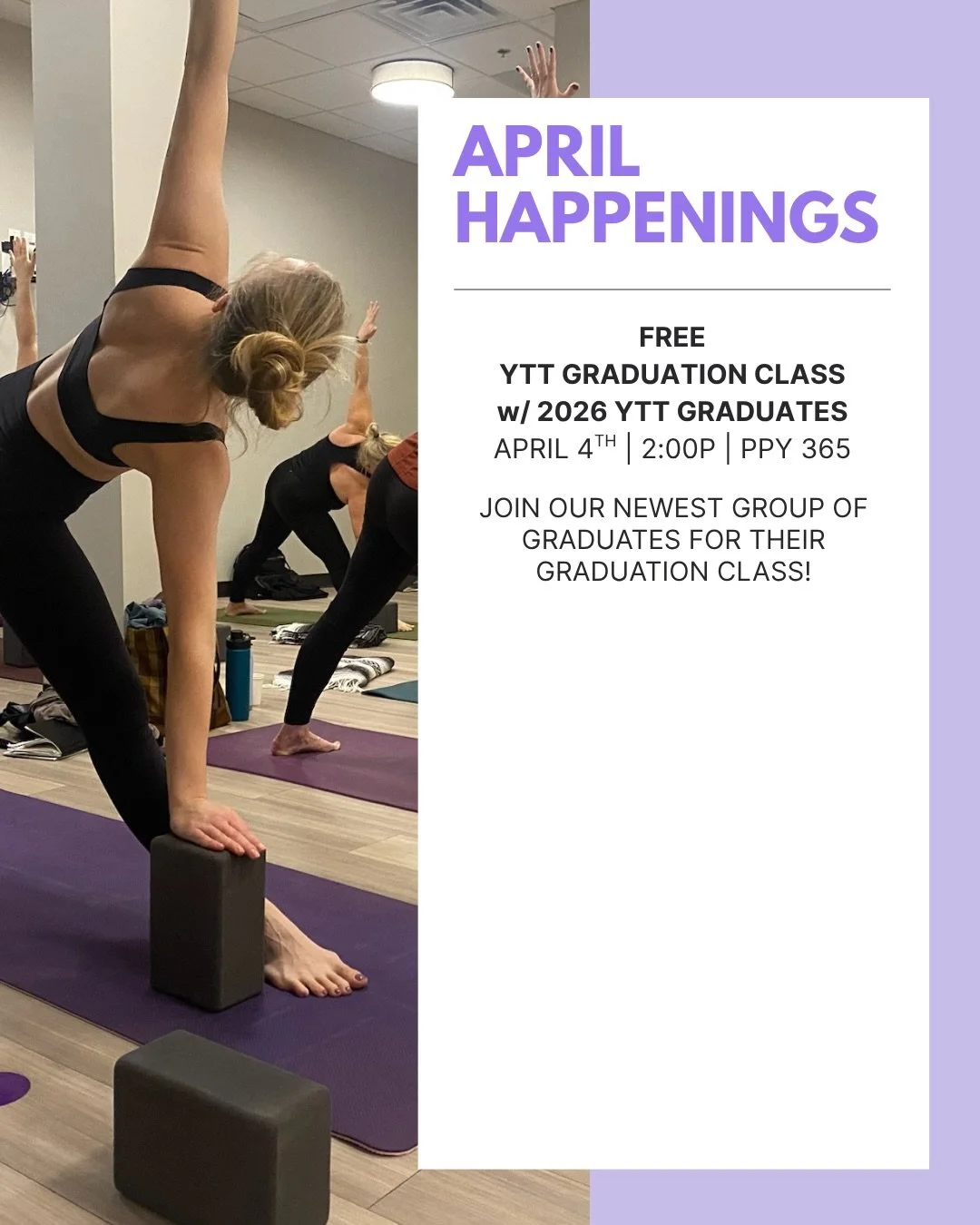 Join us for 

&bull; Community Classes 
&bull; Pop-ups
&bull; Chair Yoga Teacher Training
&bull; Yoga! Strength! Pilates! Sculpt! and More! 

Spring is here and we&rsquo;re ready to move your bodies and break out of the Winter slump 💖