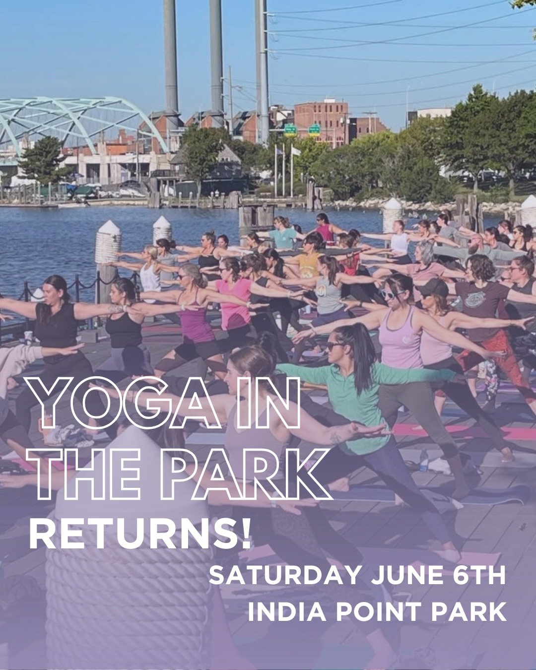 We&rsquo;re excited for the return of Yoga in the Park!

Each summer season we offer these classes 💜 free 💜 to the community. If you&rsquo;re new, here&rsquo;s what you need to know&hellip;

✨ Class is held at 8:00a every Saturday, weather permitti
