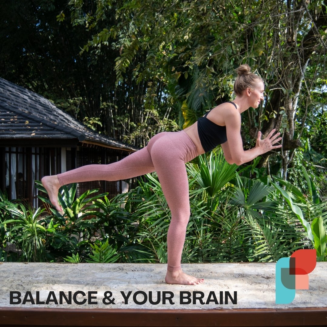 What's balance got to do with your brain? 

In a word, EVERYTHING. 

Our brain, inner ear and vision help us orient in order to balance, When we frequently practice balancing, we create critical neural pathways to maintain normal posture and walking 