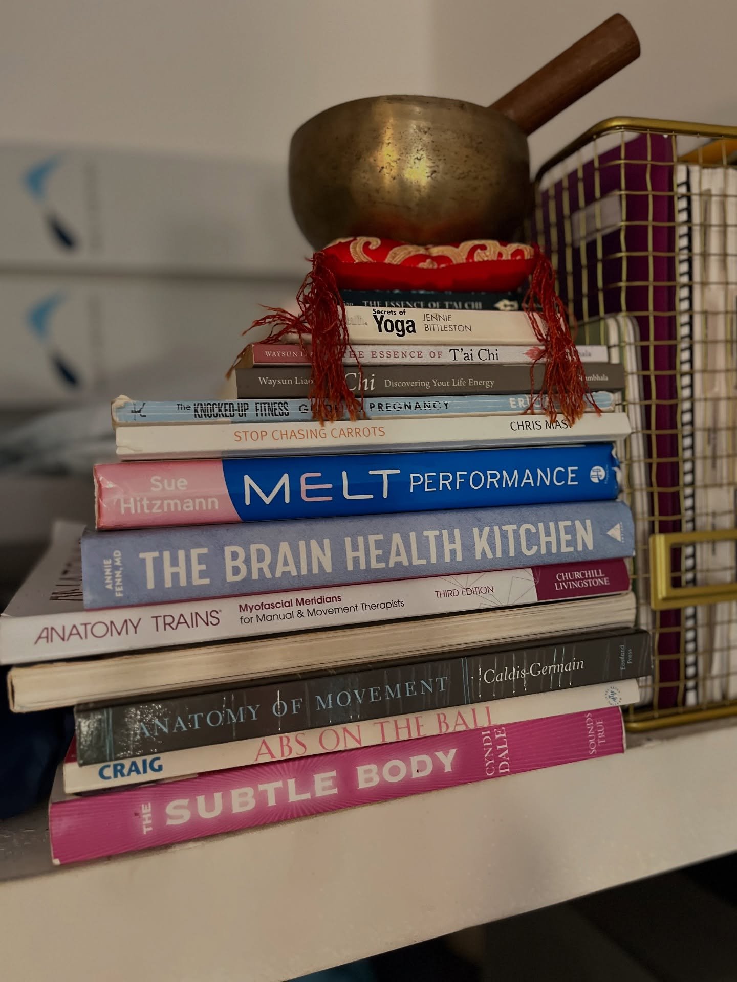 📚A snapshot of some of my mentors and influence. Many more have not have the painstaking fortune of writing a book, and exist in homemade spiral manuals littered with my notes.

❤️I am so grateful to all the passionate health educators for sharing t