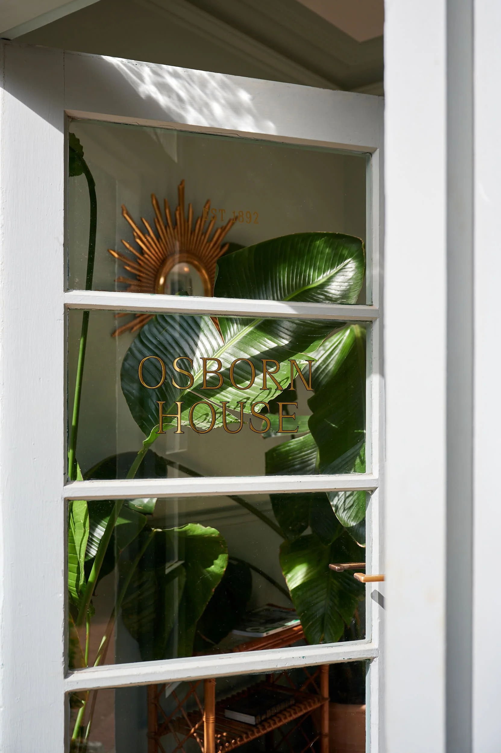 Beautiful hospitality photography: front door Osborn House hotel by Charlotte Orr, photographer based in Melbourne, Australia