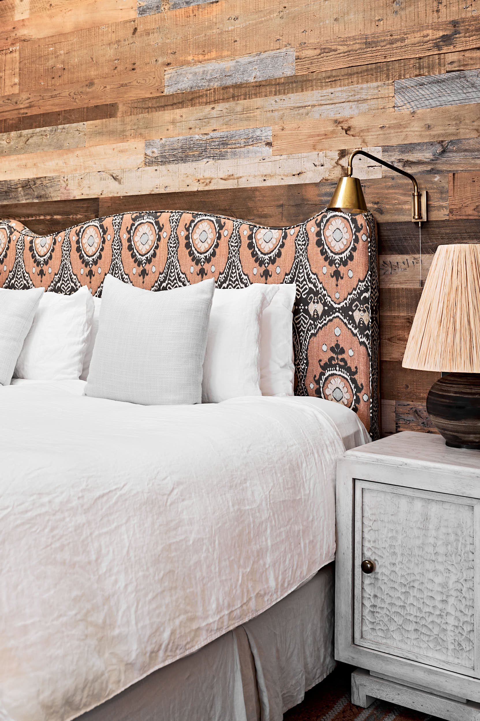 Beautiful hospitality photography: lodge bed Osborn House hotel by Charlotte Orr, photographer based in Melbourne, Australia