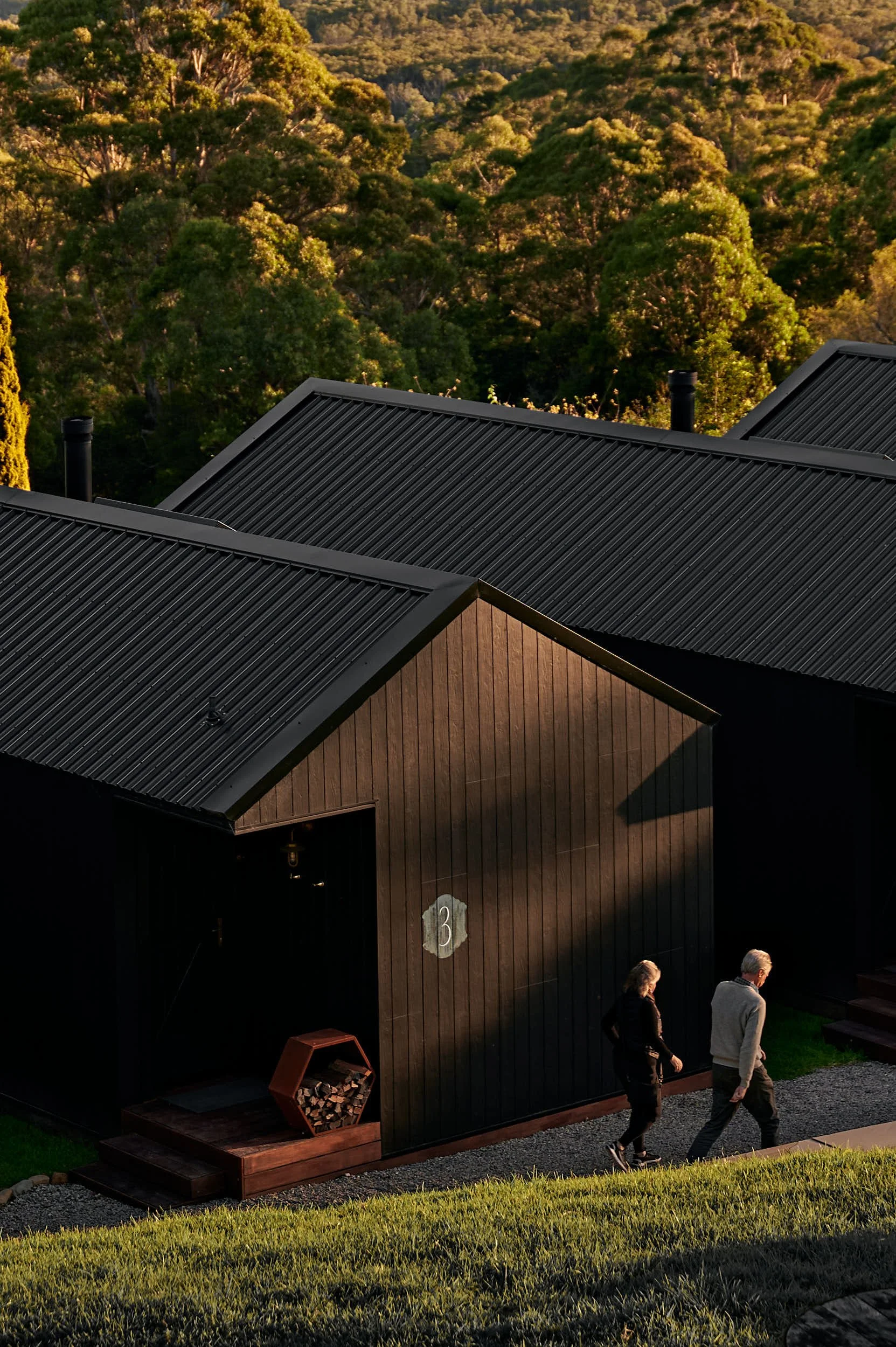 Beautiful hospitality photography: lodge exteriors Osborn House hotel by Charlotte Orr, photographer based in Melbourne, Australia