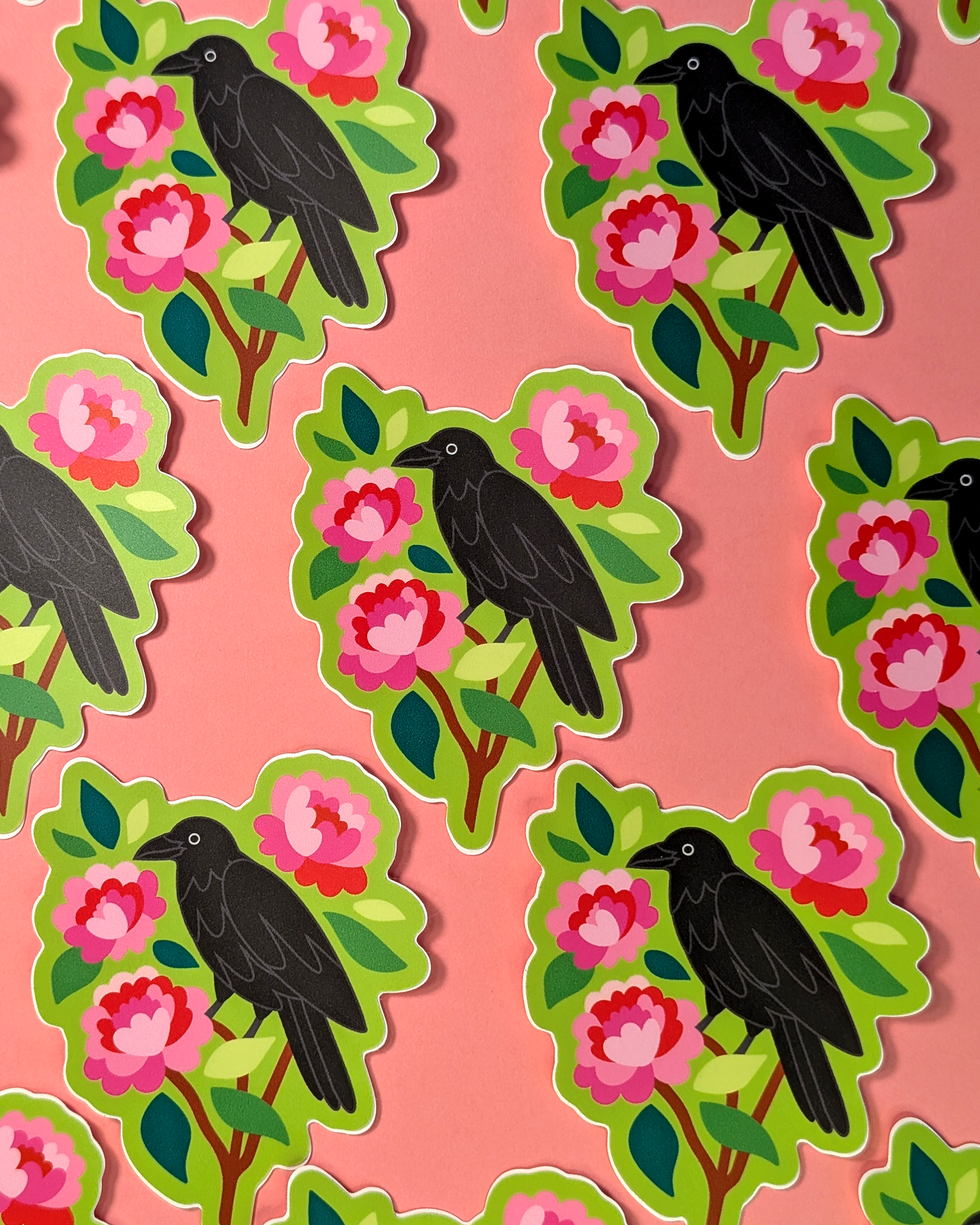crow and peonies stickers collage.png